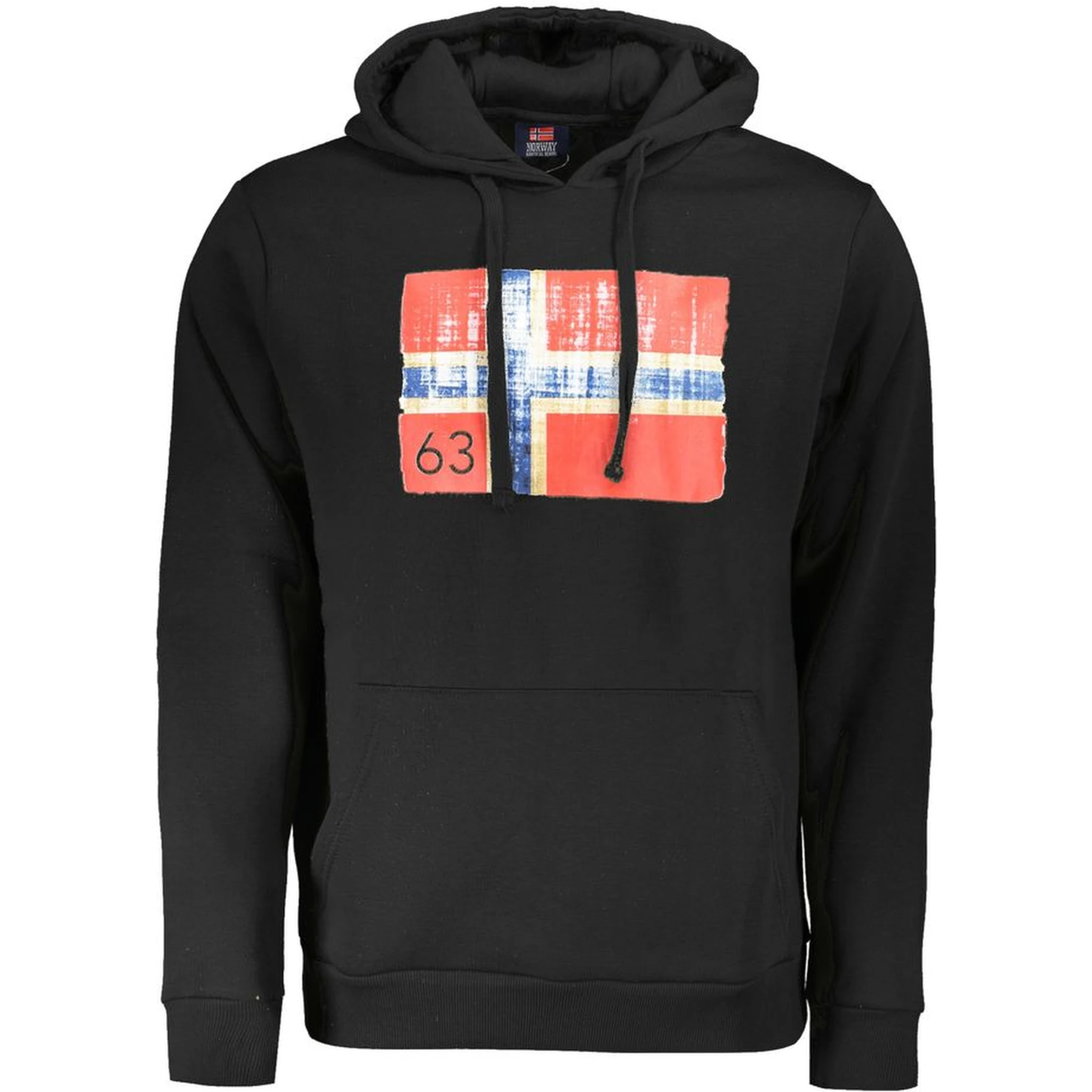 Black Cotton Sweatshirt