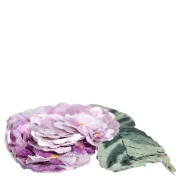 Multicolor Hydrangea Gold Brass Pin Brooch