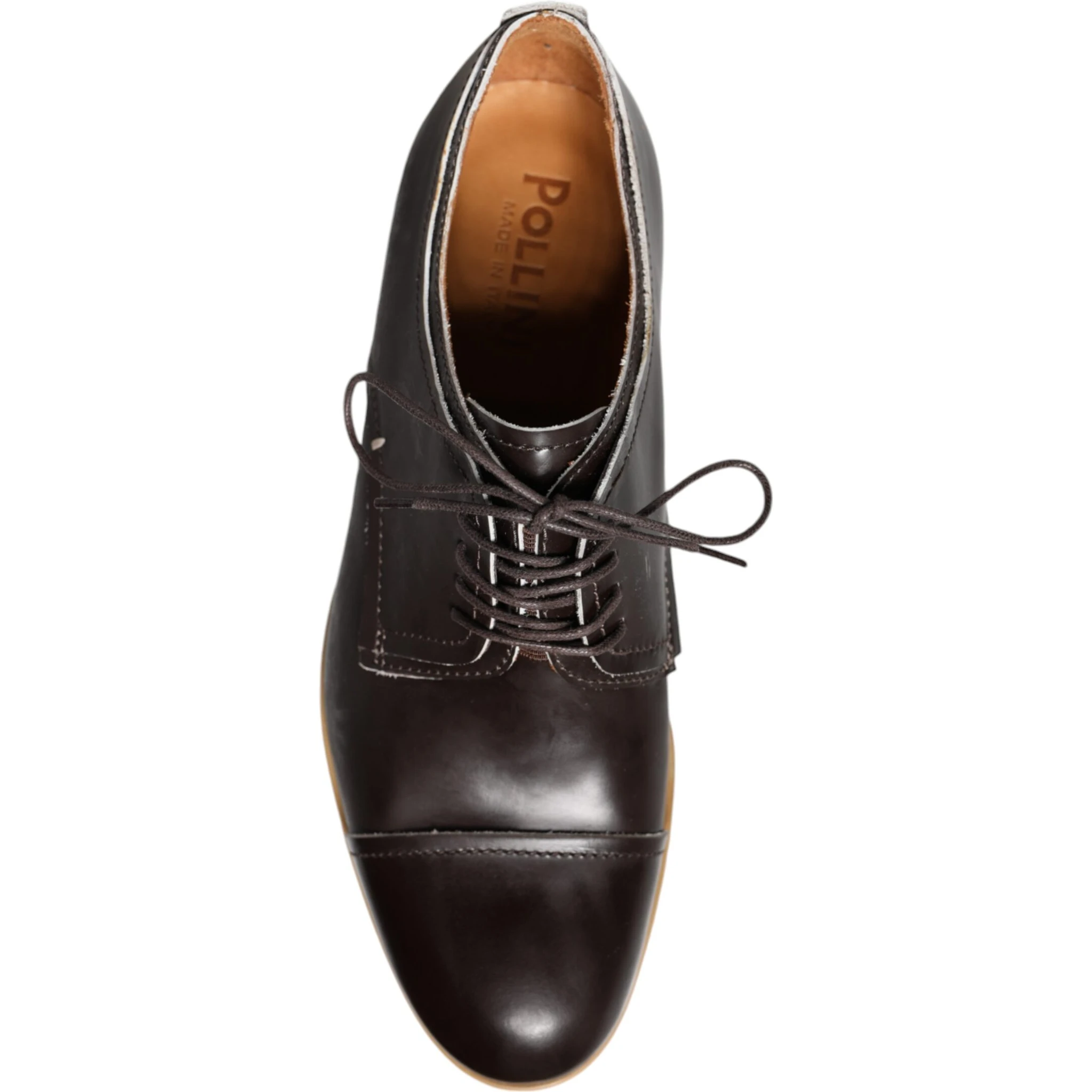 Black White Leather Lace Up Men Dress Formal Shoes