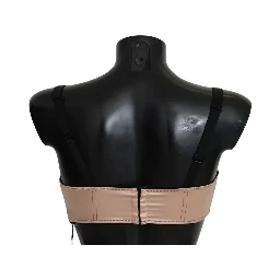 Black Straps Pink Balconcino Bra