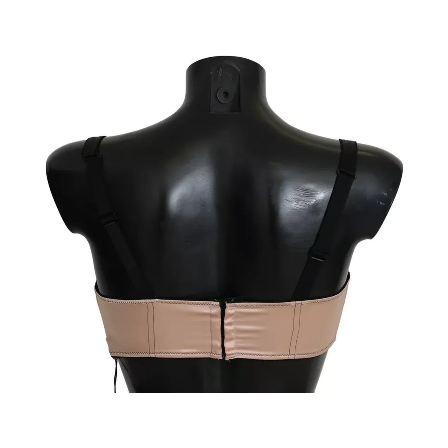 Black Straps Pink Balconcino Bra