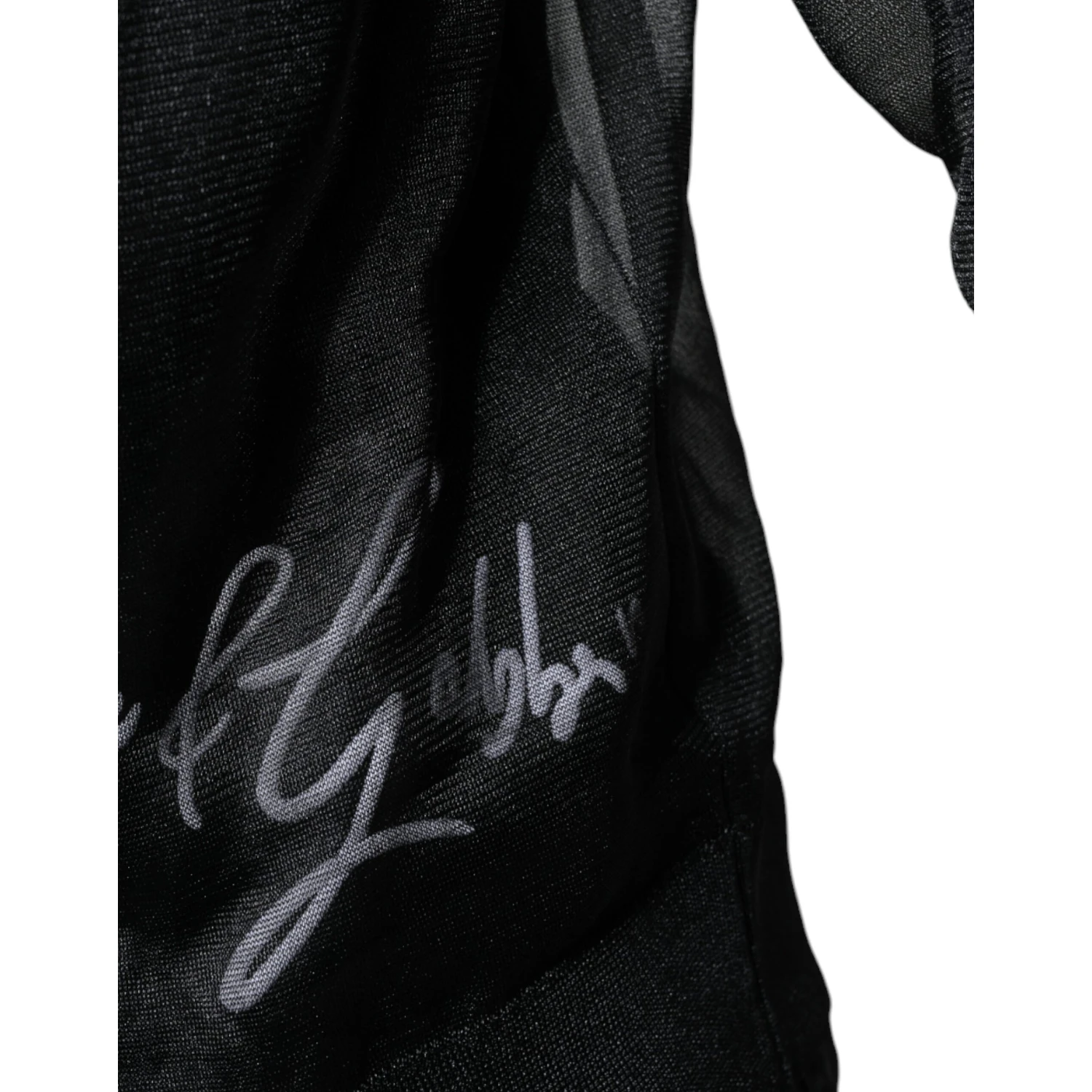 Black Polyester Pullover Sweatshirt Sweater