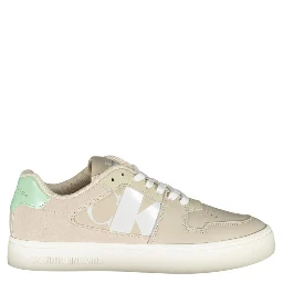 Beige Polyester Sneaker