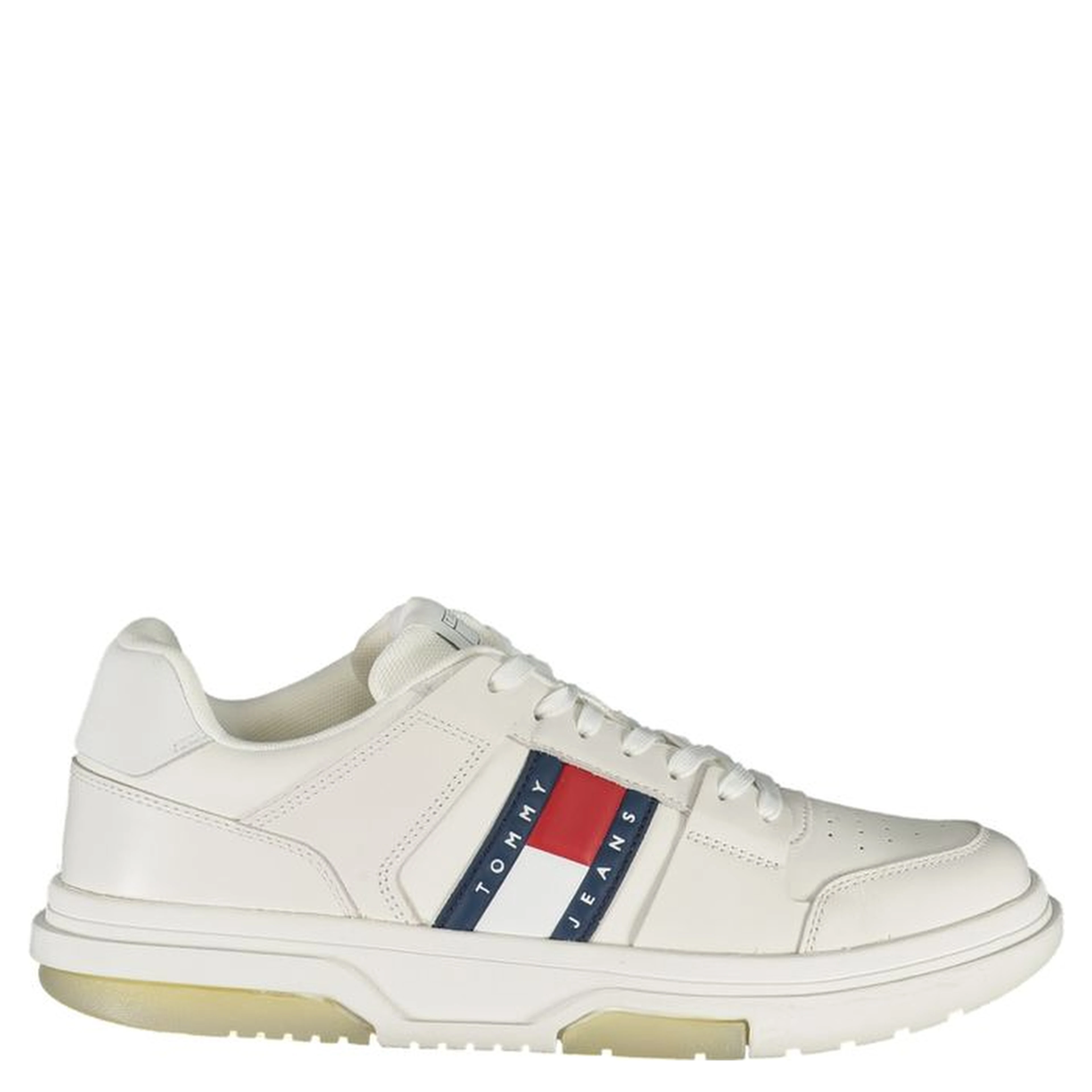 White Polyester Sneaker