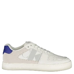 White Polyester Sneaker
