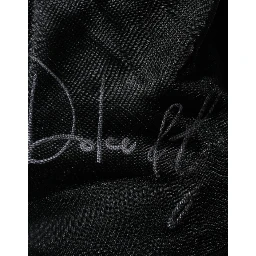 Black Polyester Pullover Sweatshirt Sweater