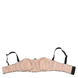 Black Straps Pink Balconcino Bra
