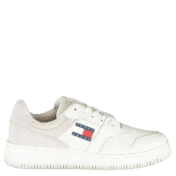 White Polyester Sneaker