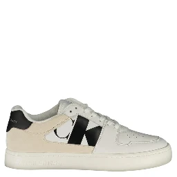 White Polyester Sneaker