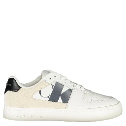 White Polyester Sneaker