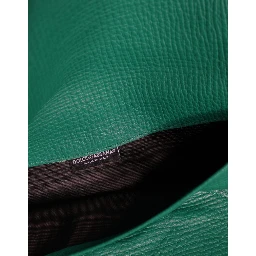 Green Leather Handbag Clutch Mini Purse Pouch Tablet Case