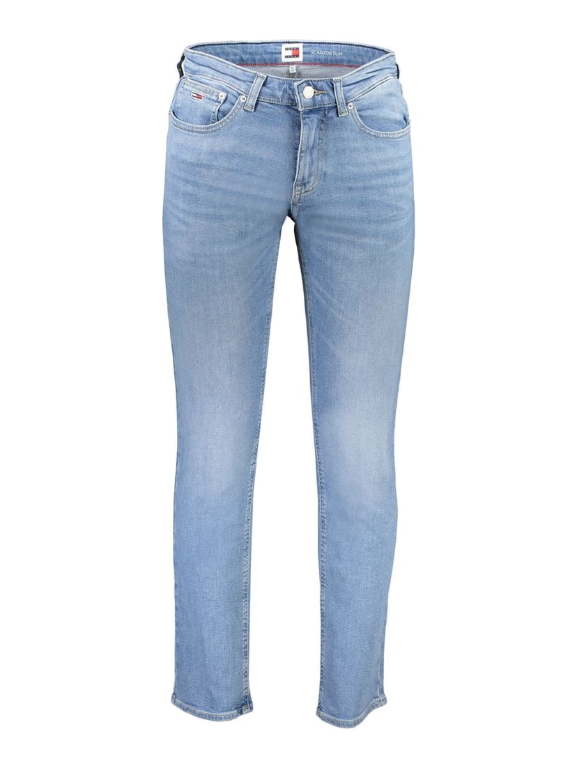 Blue Cotton Jeans Denim