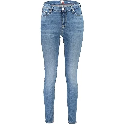 جينز قطني أزرق