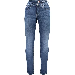 Blue Cotton Jeans Denim
