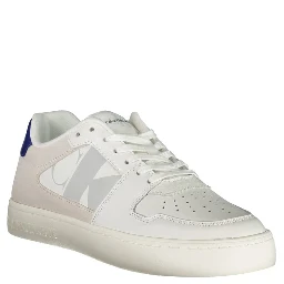 White Polyester Sneaker