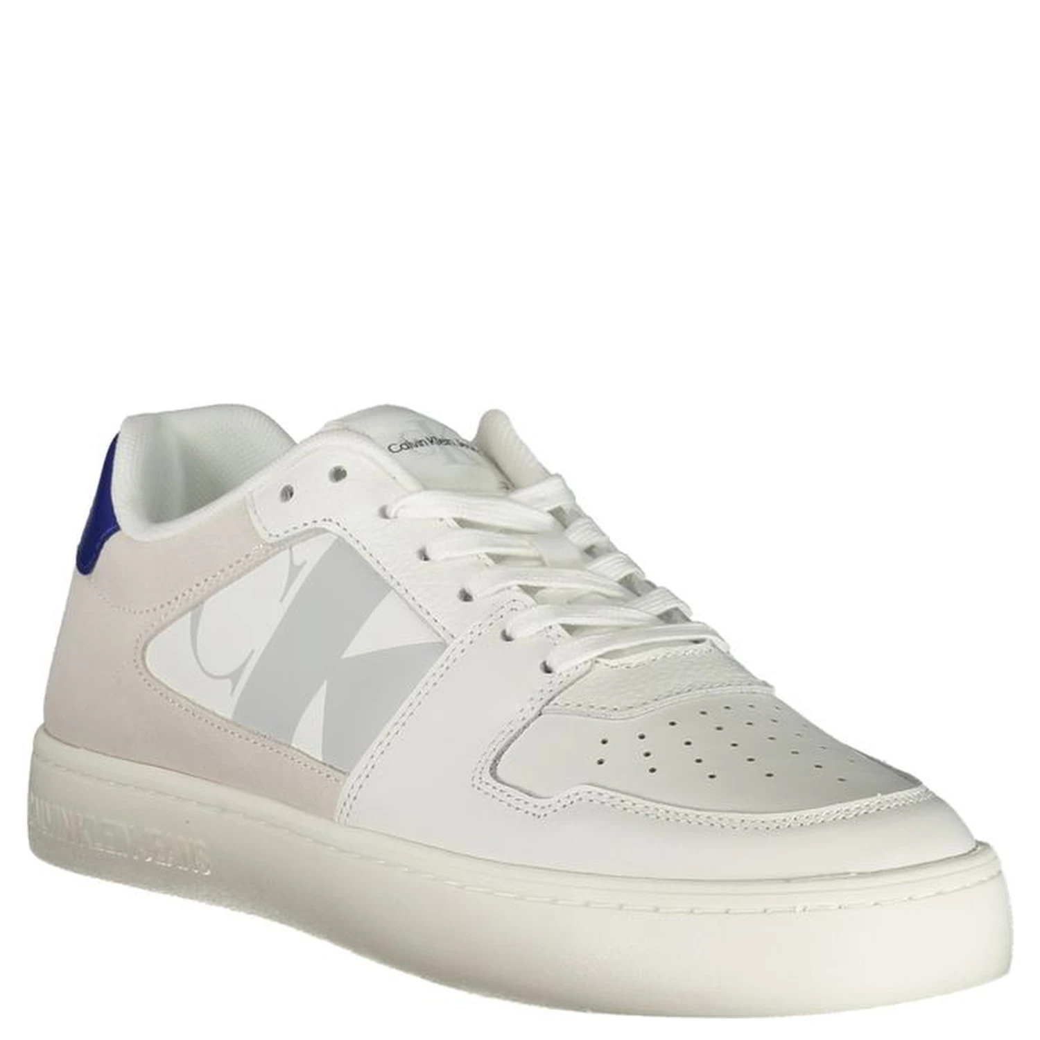 White Polyester Sneaker