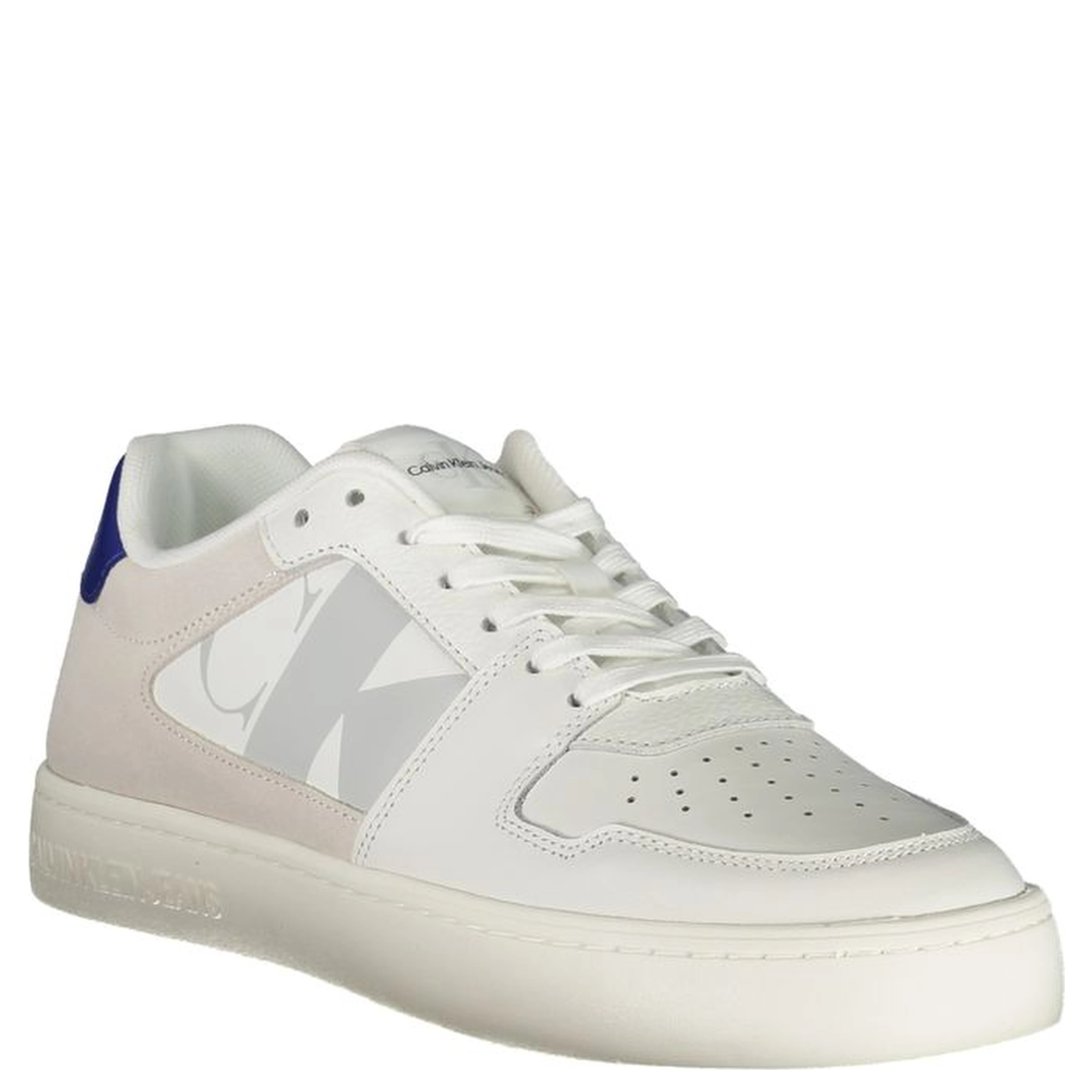White Polyester Sneaker