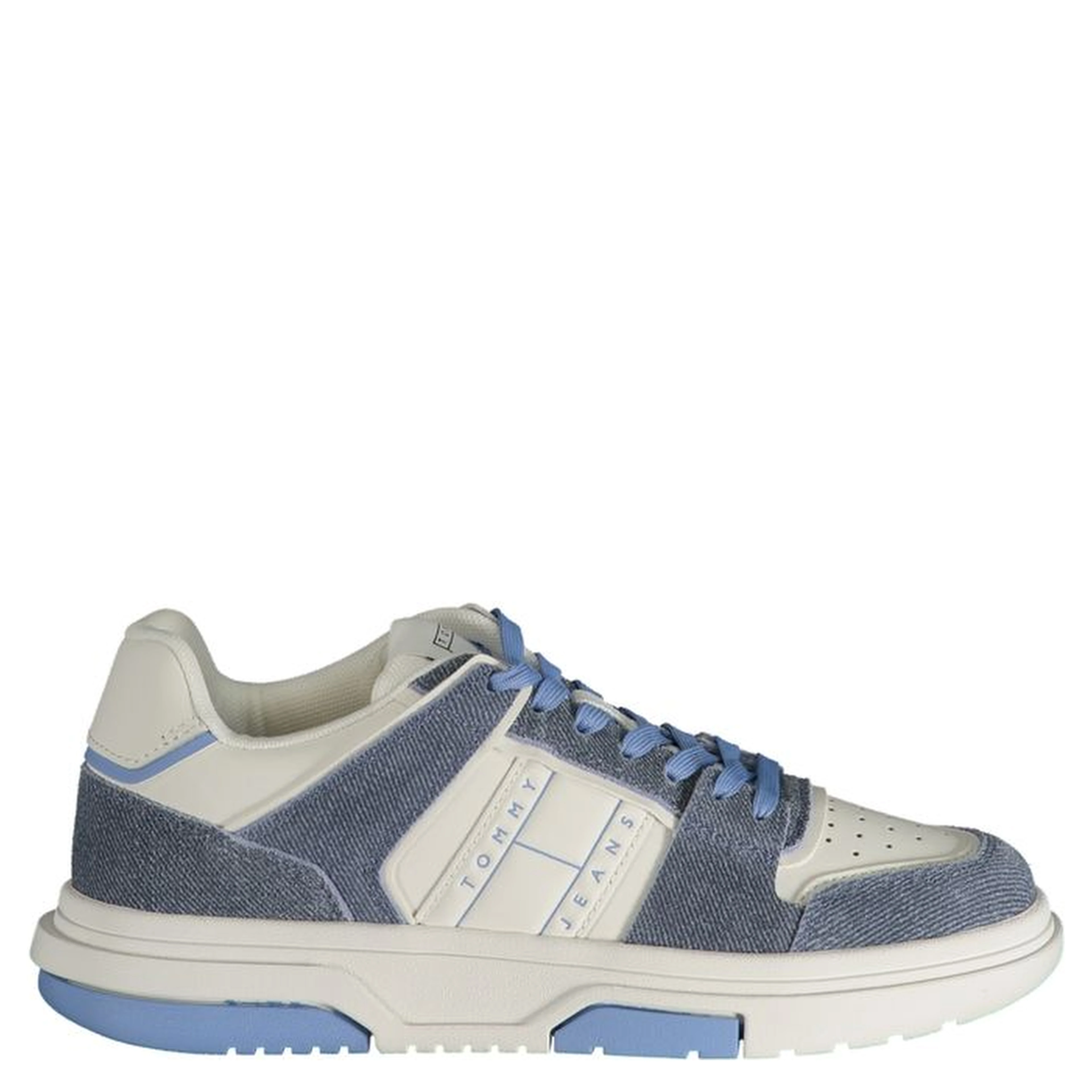 Blue Polyester Sneaker