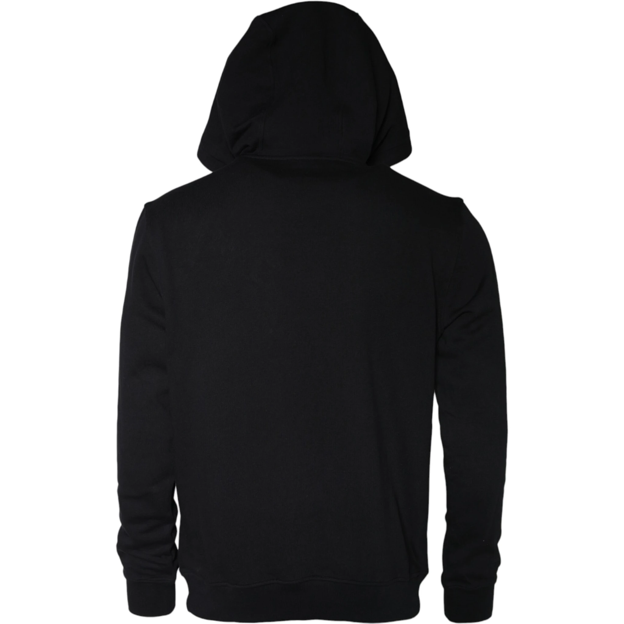 Black Medusa Print Cotton HoodiePullover Sweatshirt Sweater
