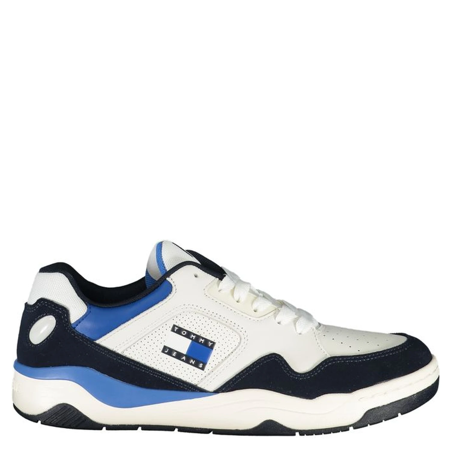 Blue Polyester Sneaker