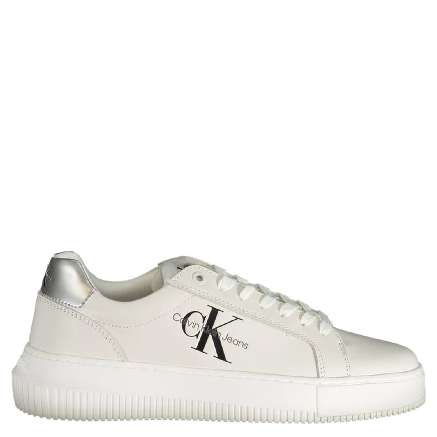 White Polyester Sneaker