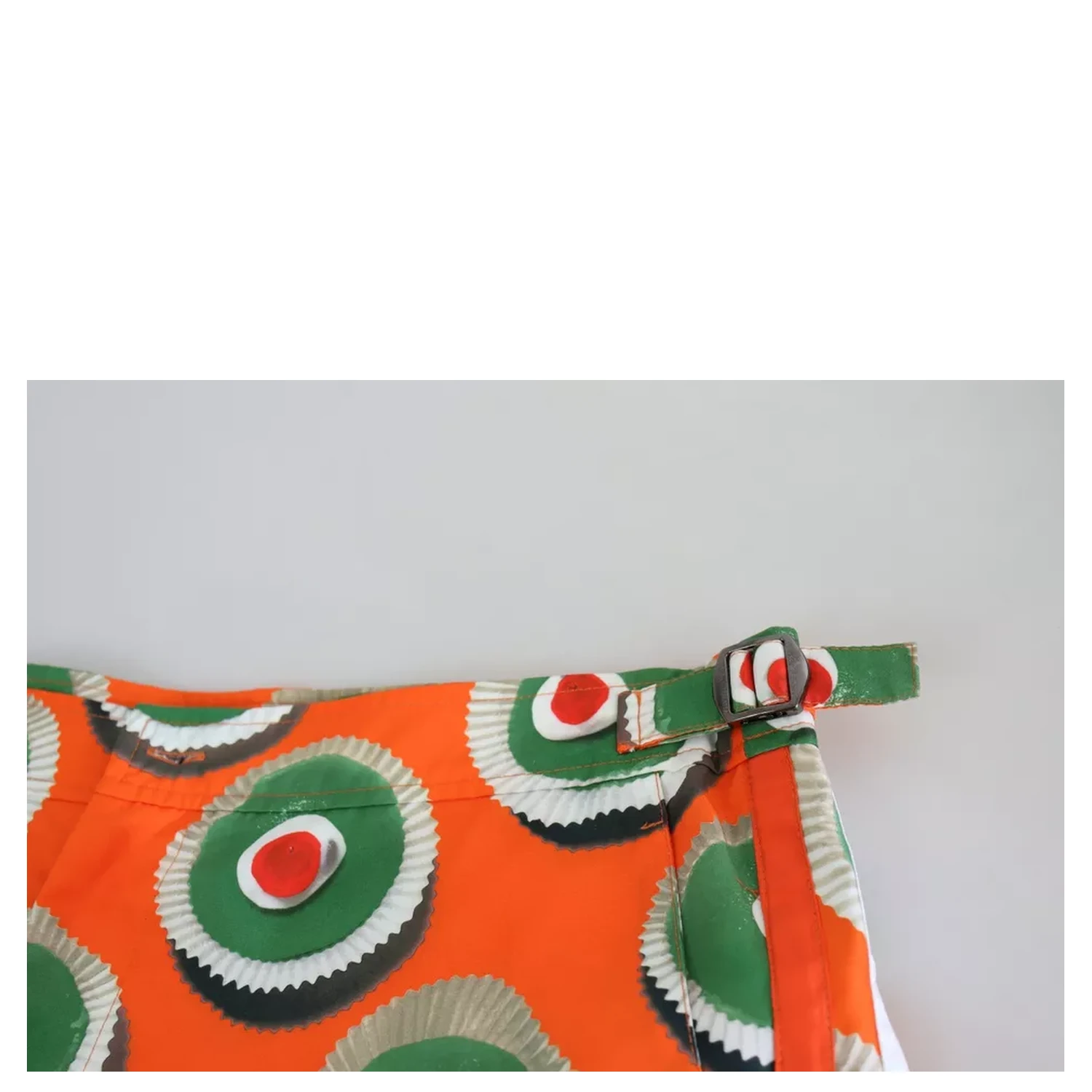 Orange Cupcake Beachwear Shorts Swimwear