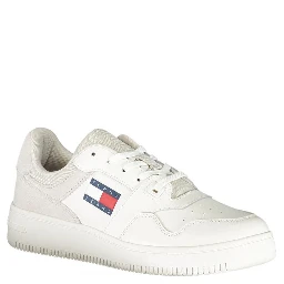 White Polyester Sneaker