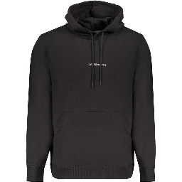 Black Cotton Sweatshirt