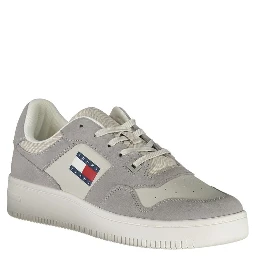 Gray Polyester Sneaker