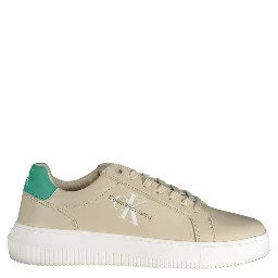 Beige Polyester Sneaker