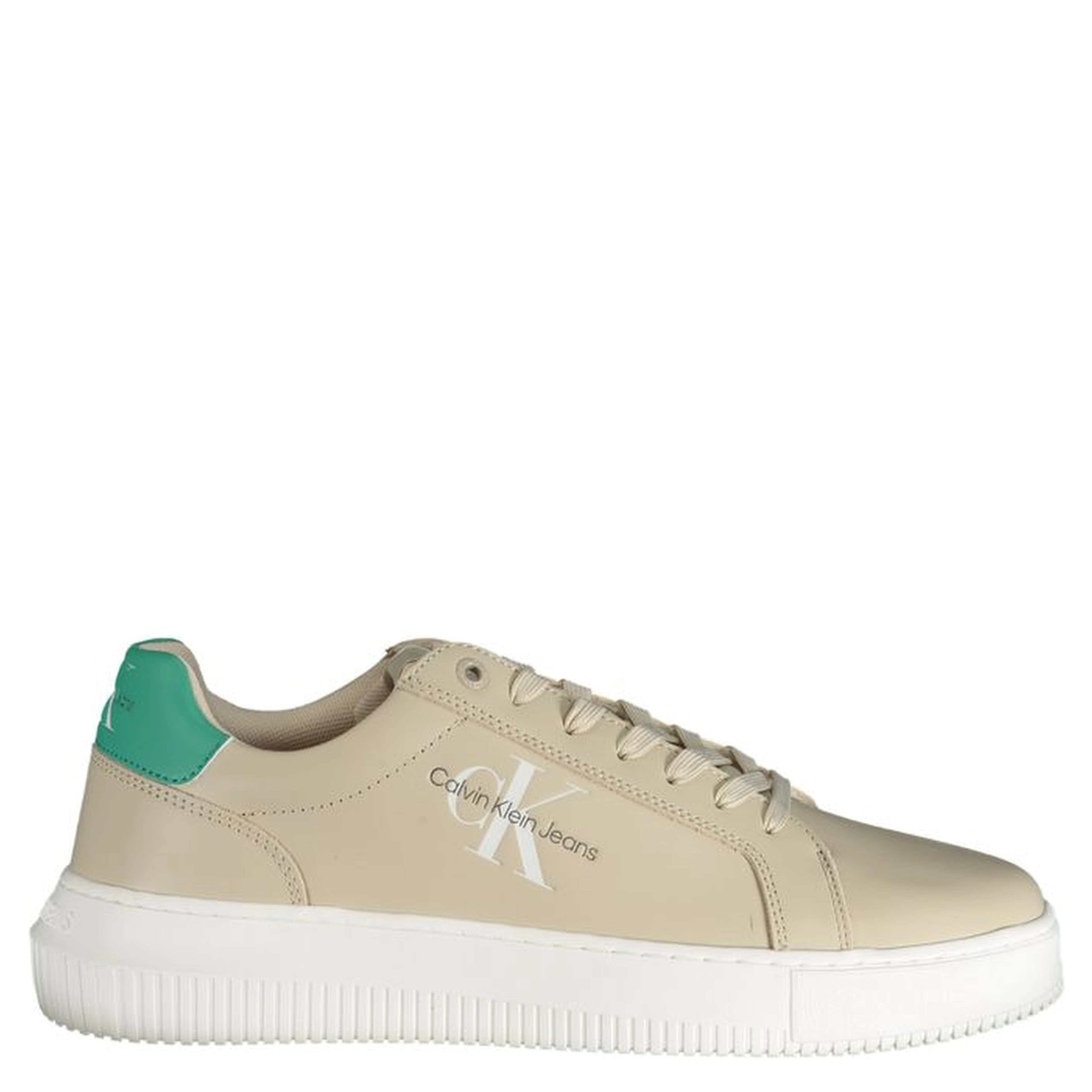 Beige Polyester Sneaker