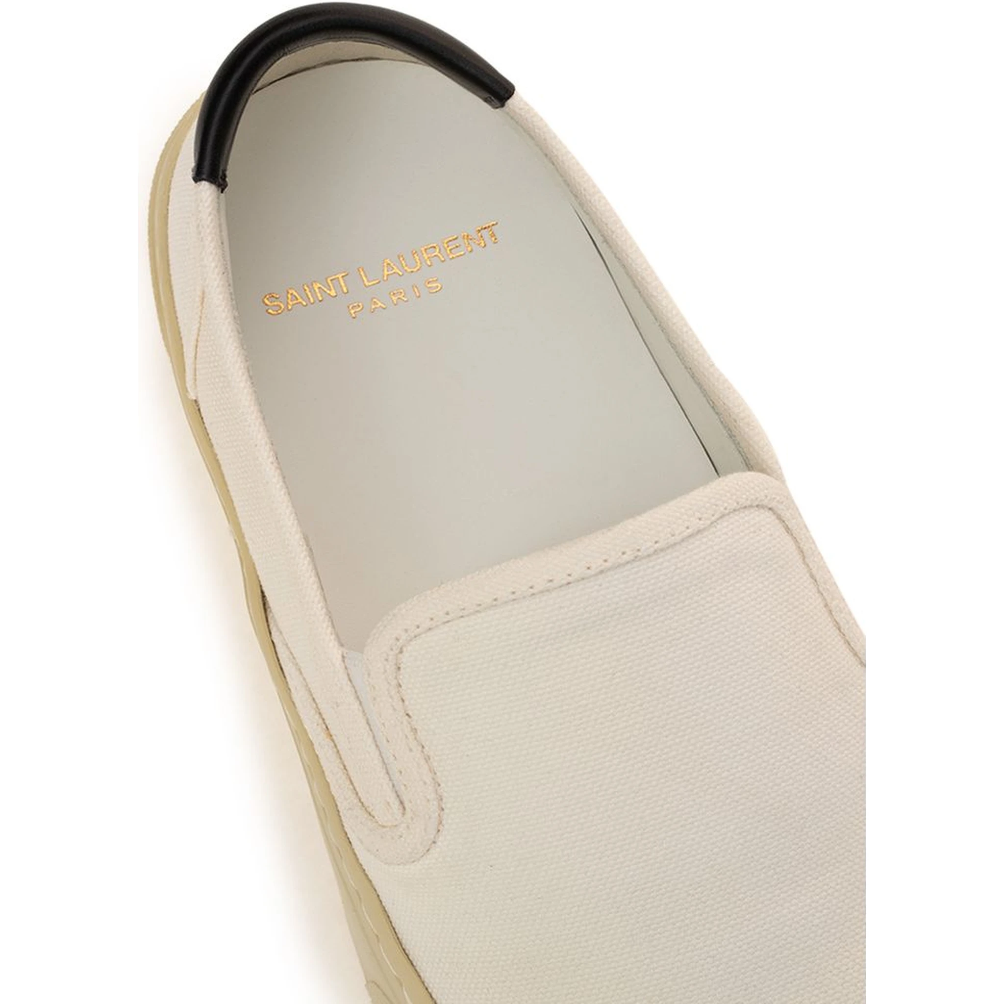 White Cotton Low Top Sneakers