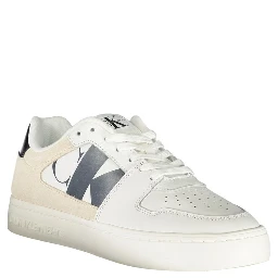 White Polyester Sneaker