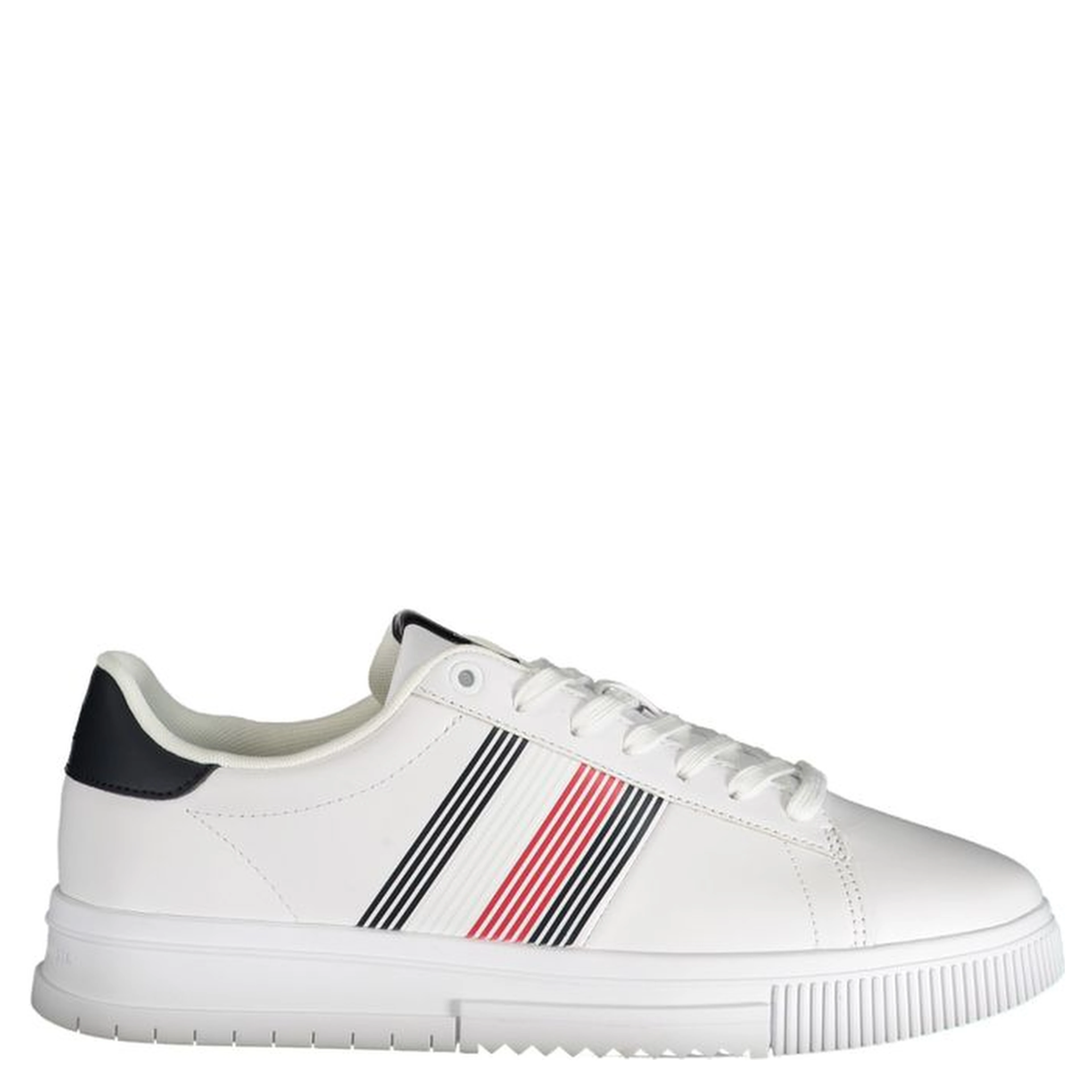 White Polyester Sneaker