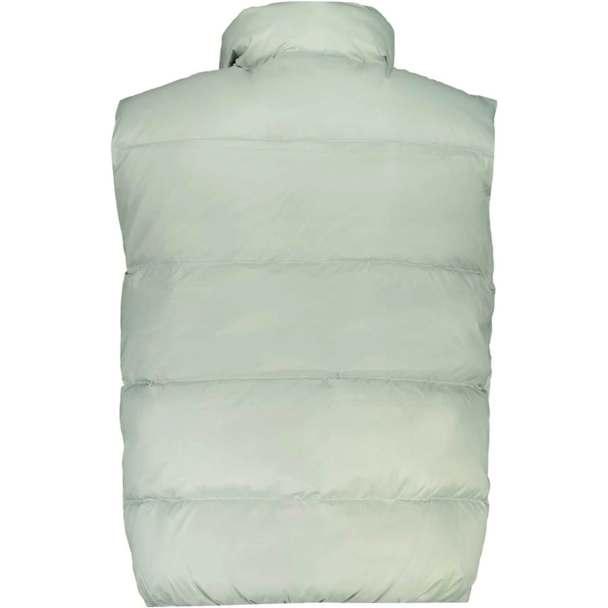 Green Polyamide Sleveless Jacket