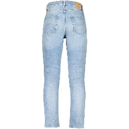 Blue Cotton Jeans Denim