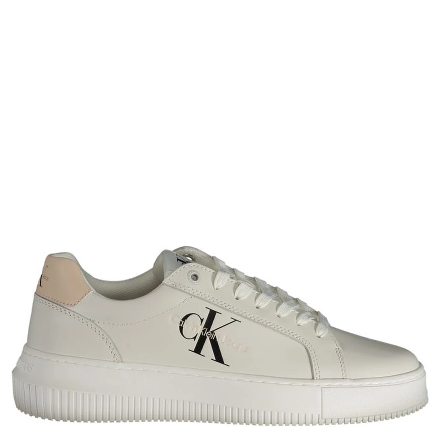 White Polyester Sneaker