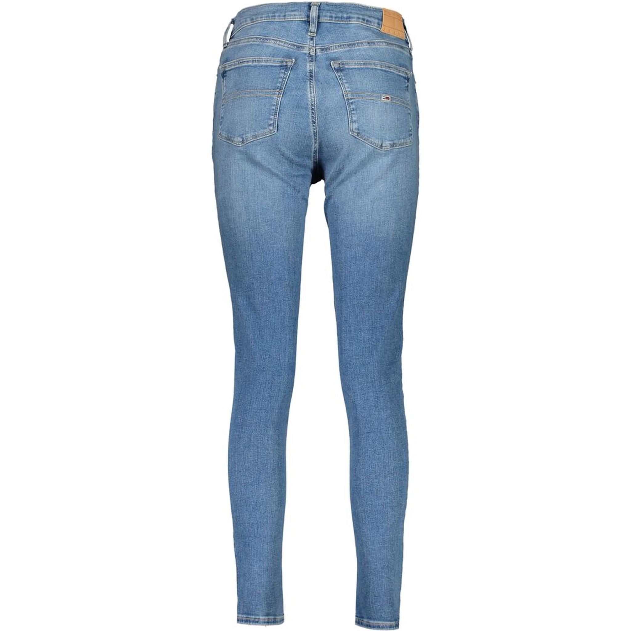 جينز قطني أزرق