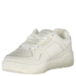 White Polyester Sneaker