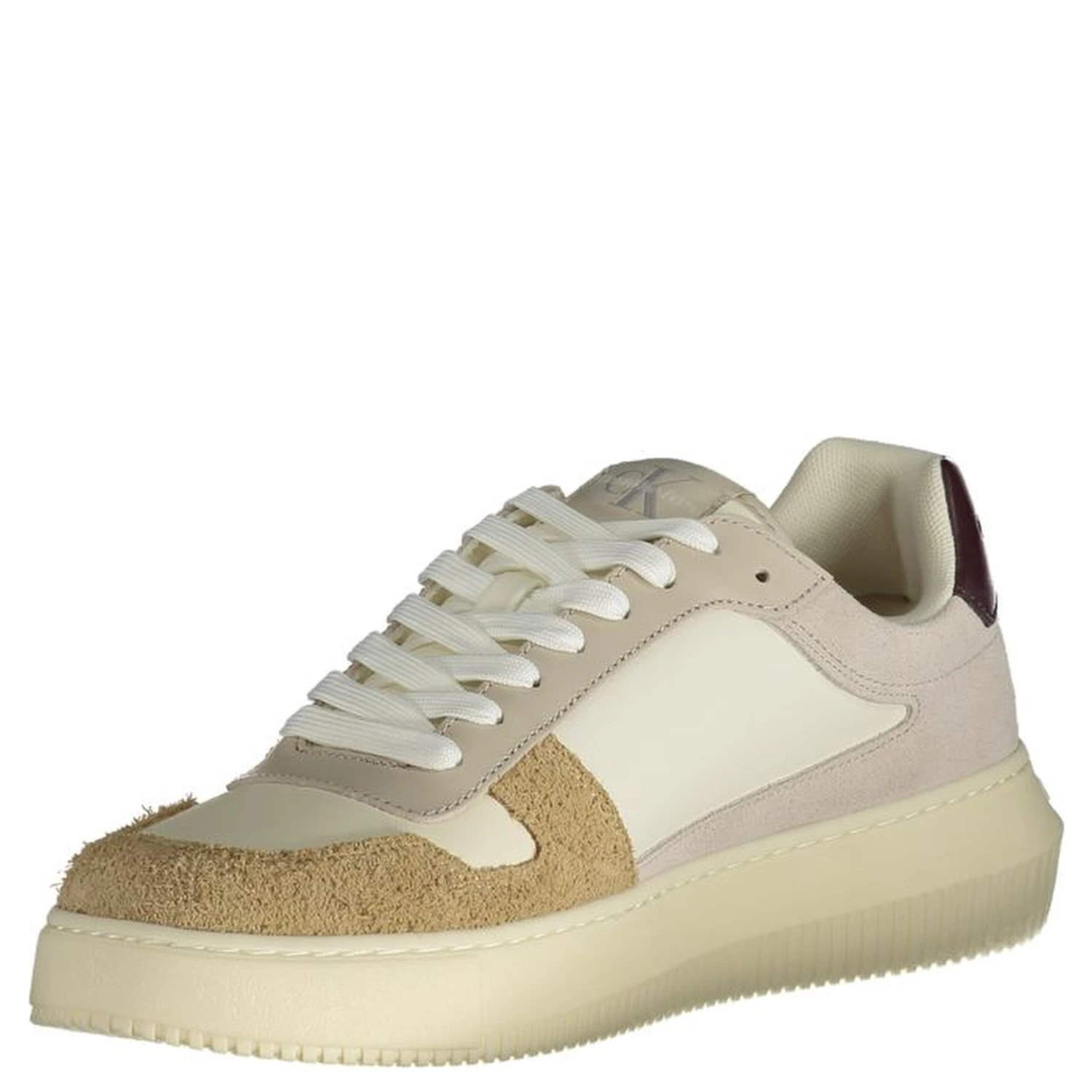 Beige Polyester Sneaker