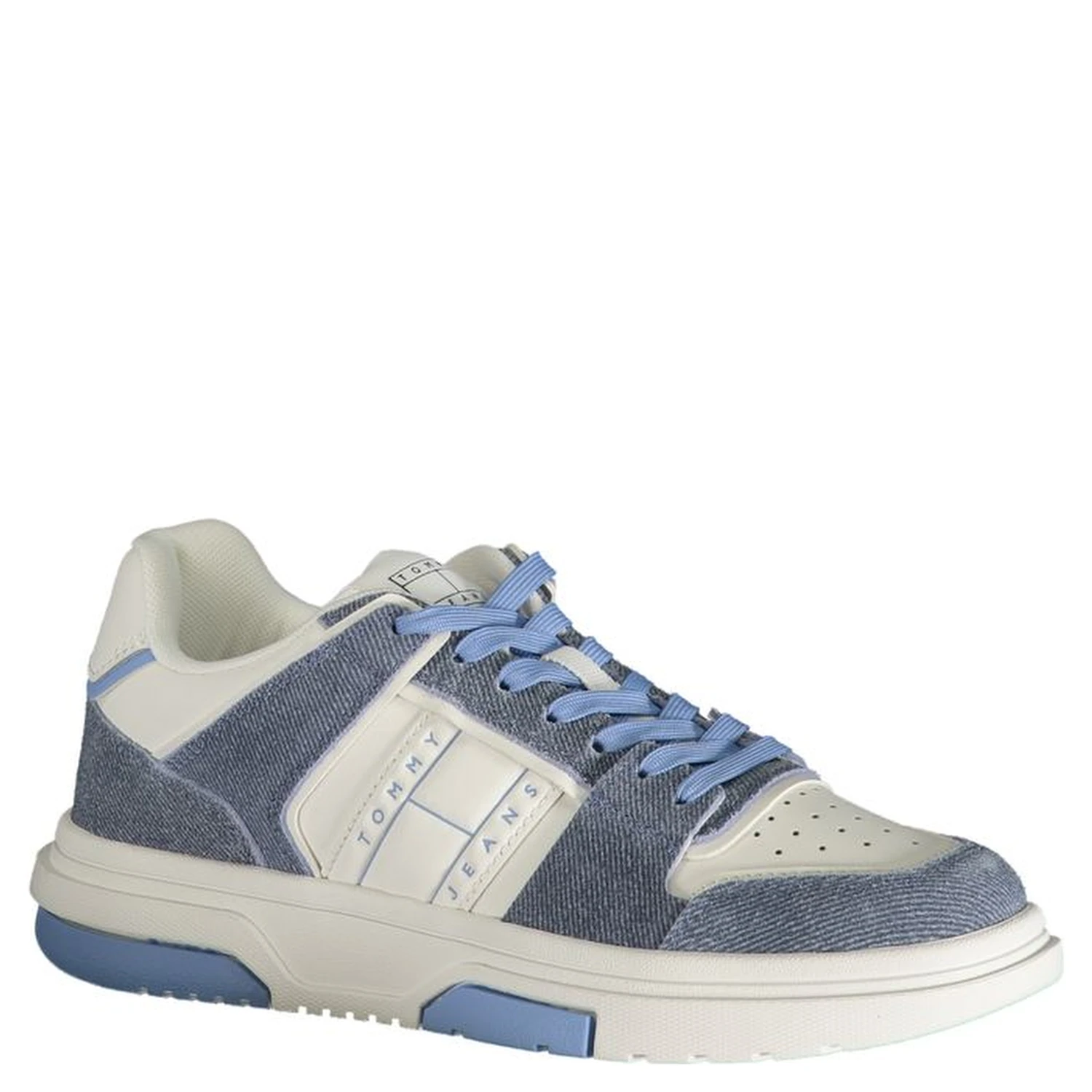 Blue Polyester Sneaker