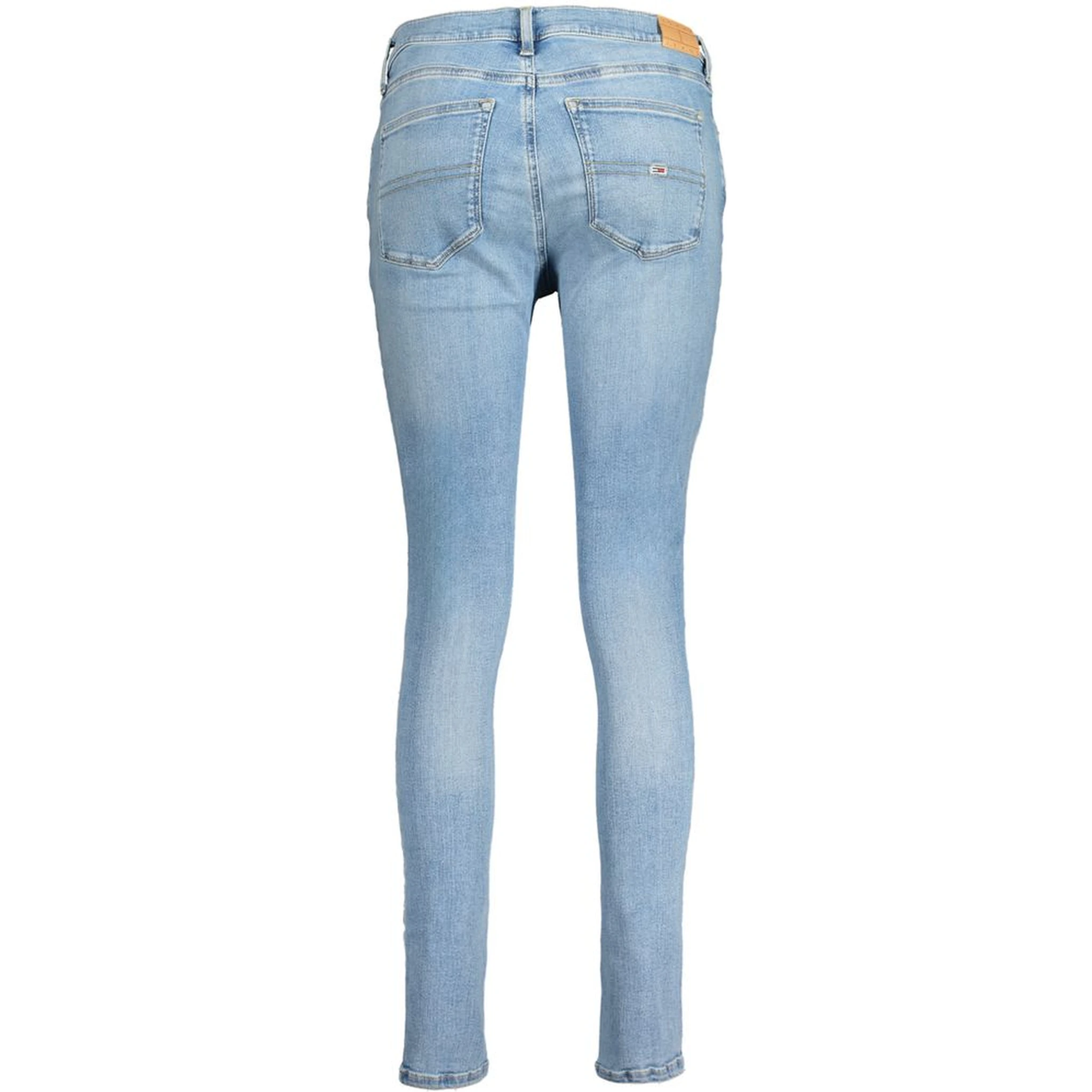 جينز قطني أزرق