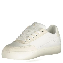White Polyester Sneaker