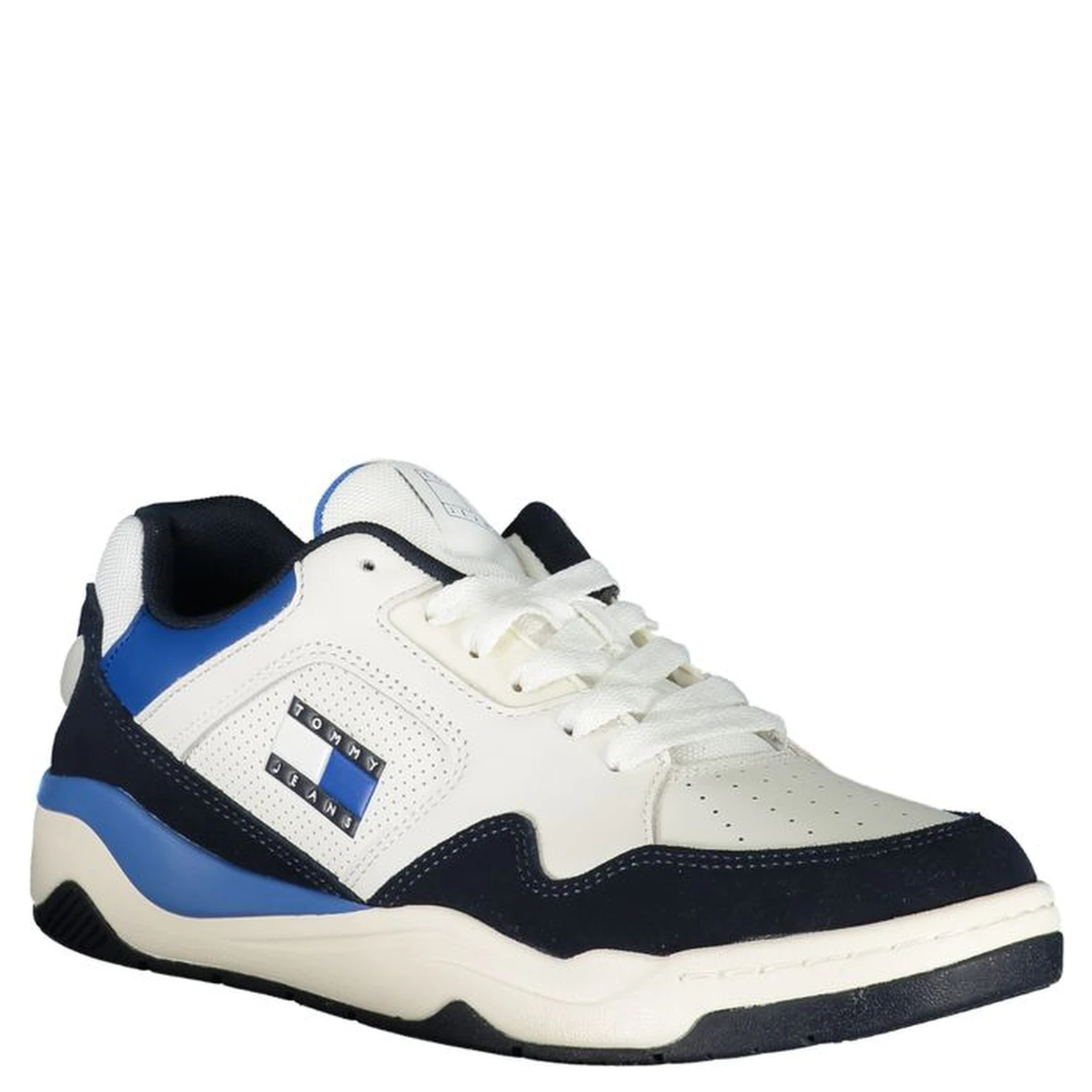 Blue Polyester Sneaker