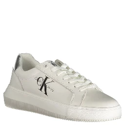 White Polyester Sneaker