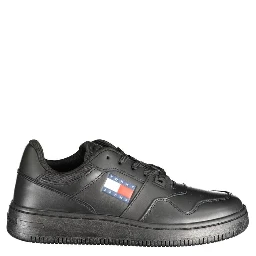 Black Polyester Sneaker