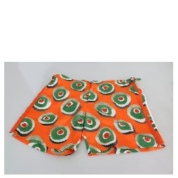 Orange Cupcake Beachwear Shorts Swimwear