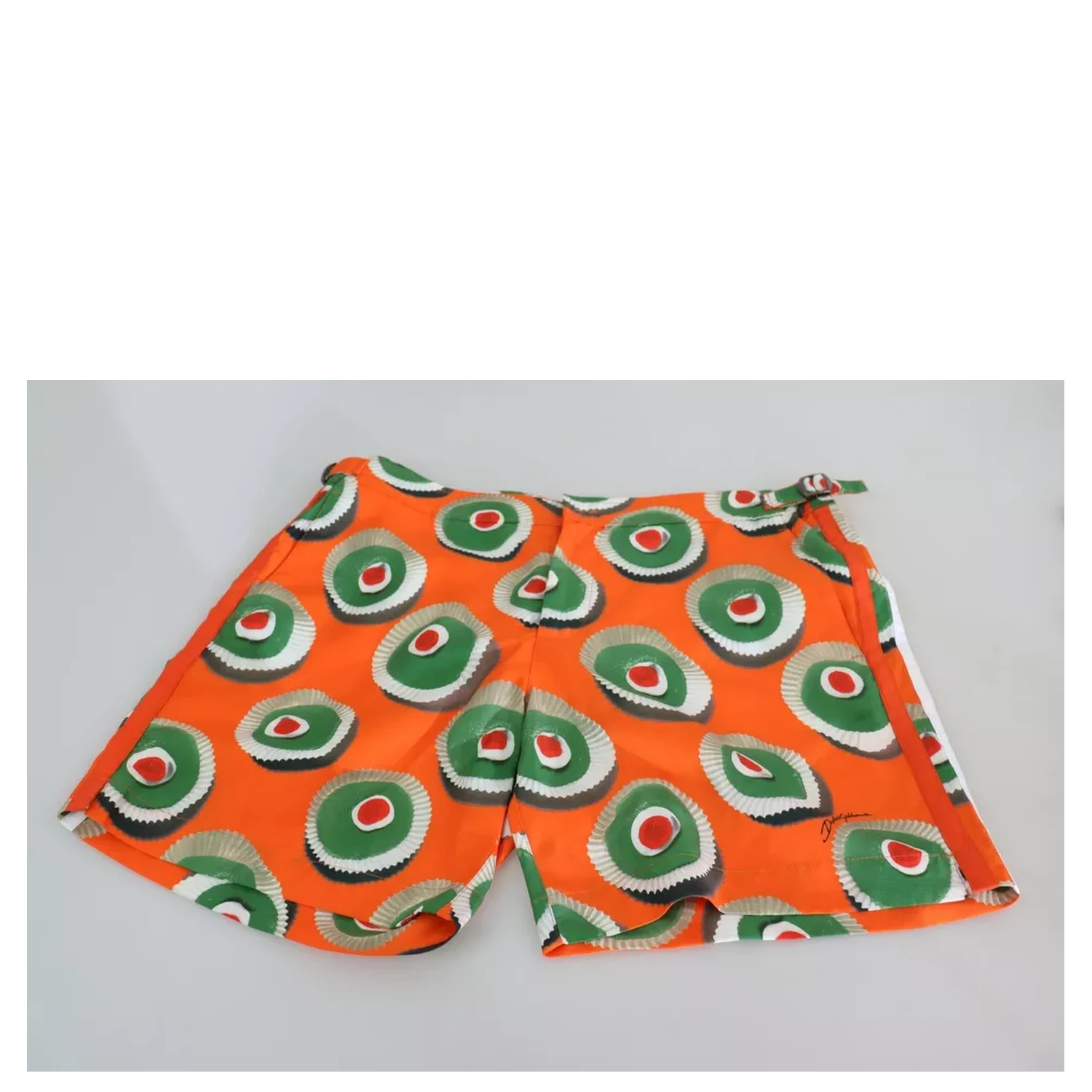 Orange Cupcake Beachwear Shorts Swimwear