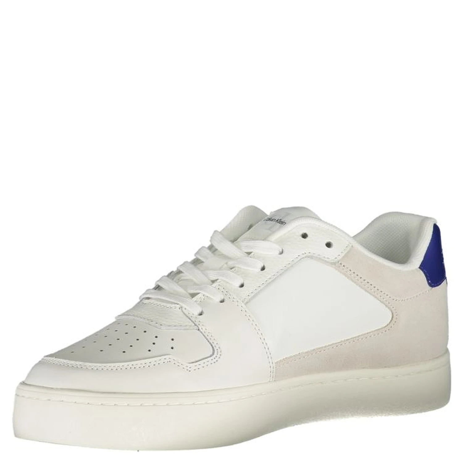 White Polyester Sneaker