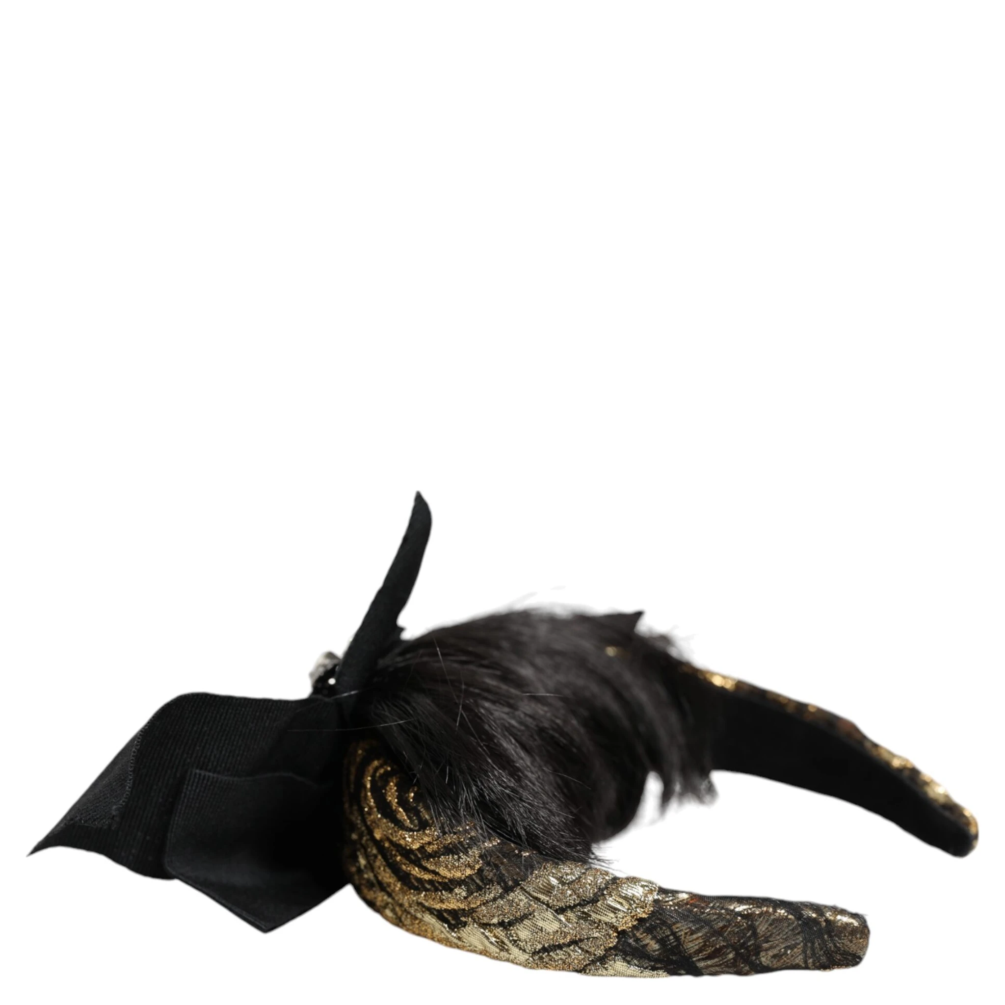 Black Hair Parrucchiera Crystal Headband Diadem